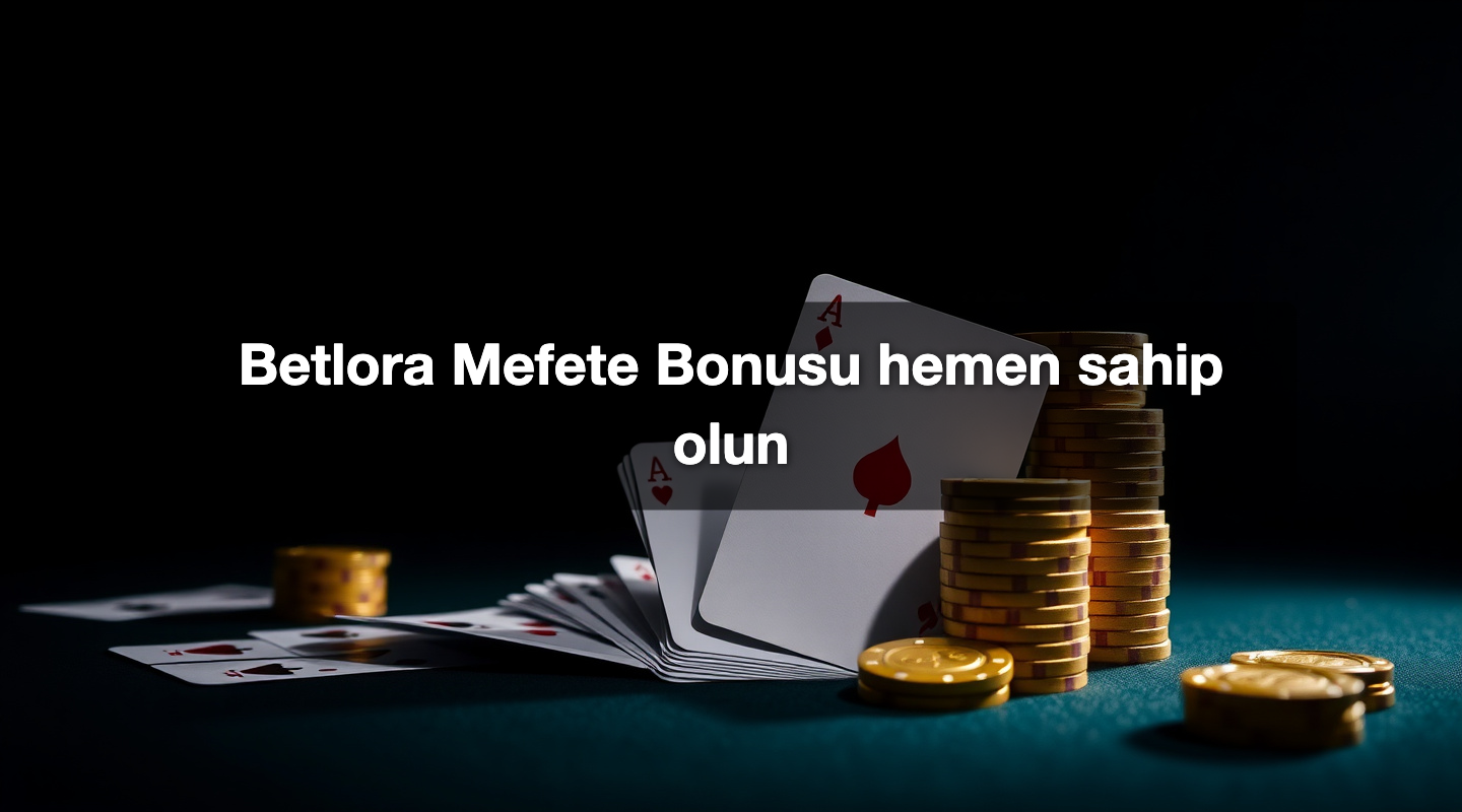 Betlora Mefete Bonusu hemen sahip olun