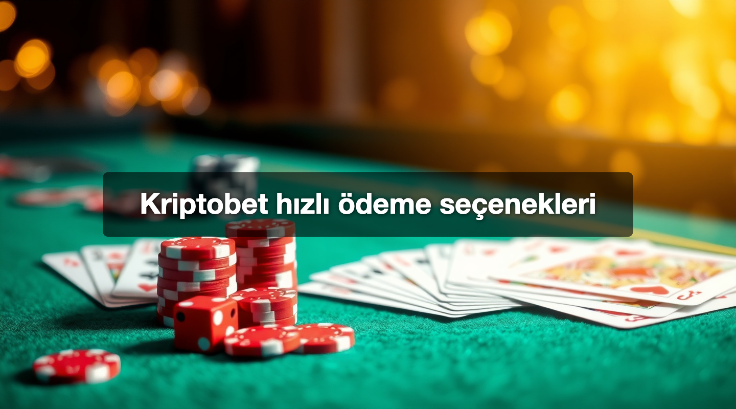 Kriptobet hızlı ödeme seçenekleri