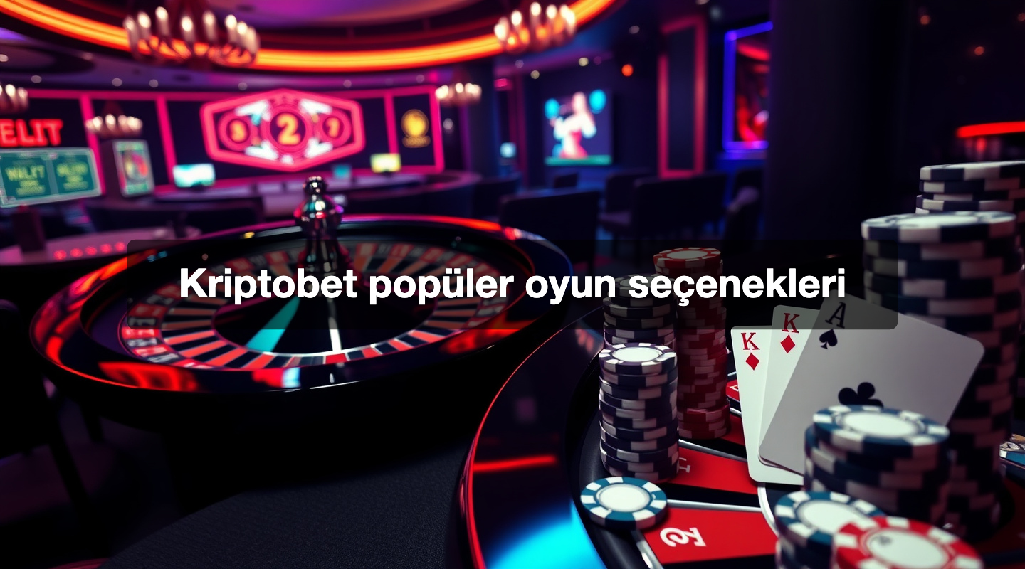 Kriptobet popüler oyun seçenekleri